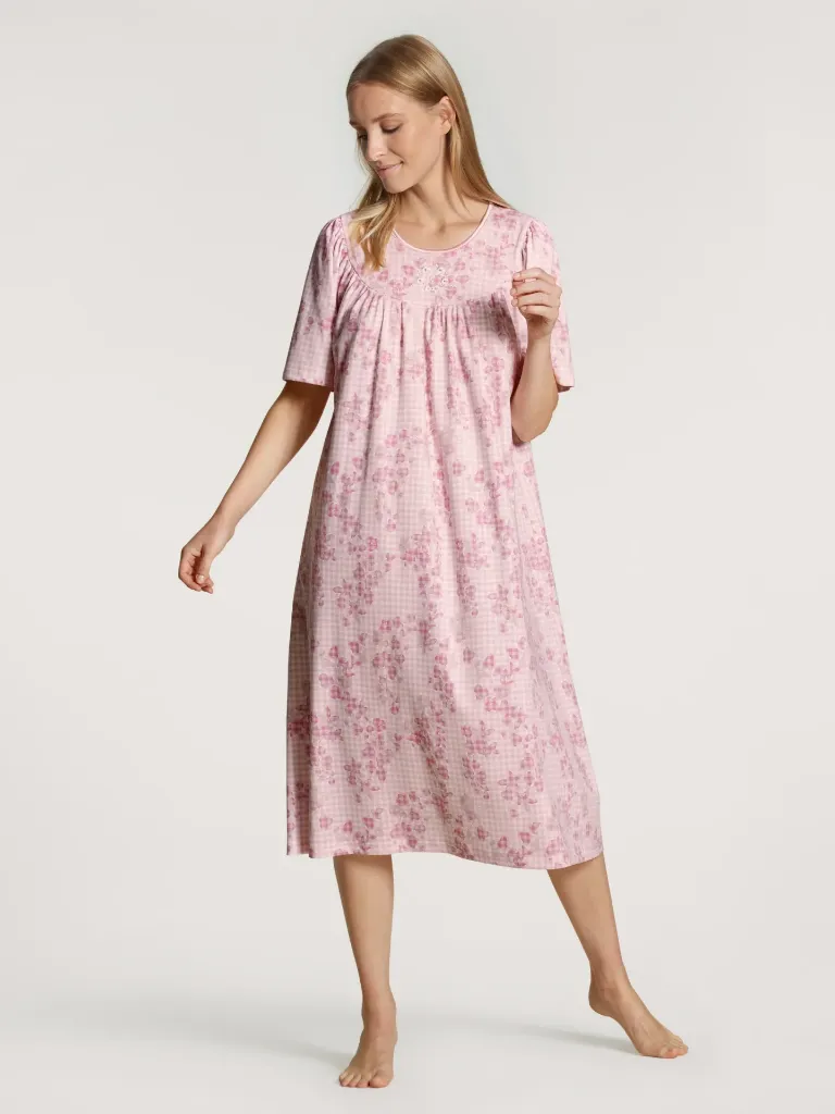 Bilde av Calida SOFT COTTON short-sleeved nightgown, chalk pink