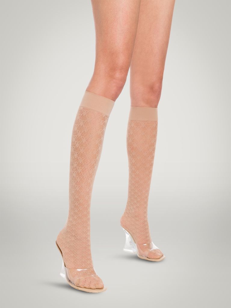 Wolford TRIANGLE KNEE-HIGHS knestrømper, fairly light