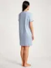 Calida SPRING NIGHTS Short-sleeved nightgown, azurit blue
