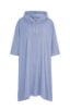 Damella PONCHO stretchterry with hood, blue lavender