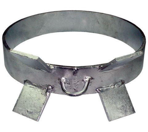 Bilde av Moring, ankerring stål, gråmalt, 40 kg