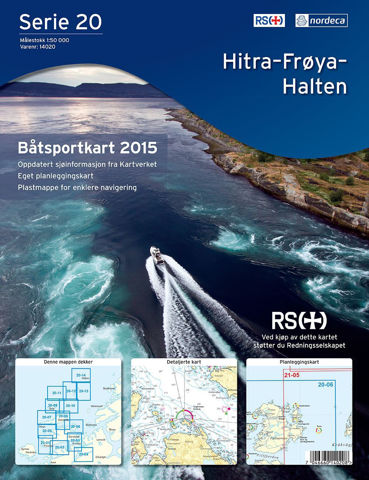 Bilde av Båtsportkart Serie 20 Hitra-Frøya-Halten