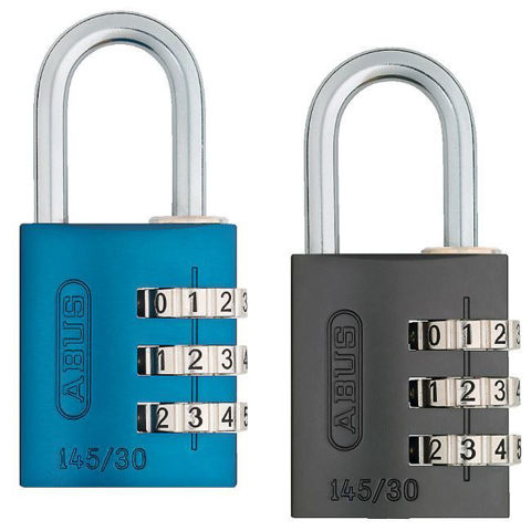 Bilde av Hengelås 145/30 C m/kodelås, titan - Abus