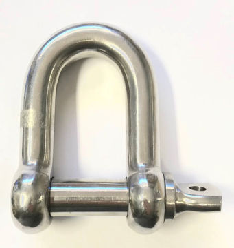 Bilde av D-sjakkel rustfri