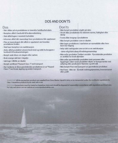 Bilde av Nødbluss rød