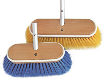 Bilde av Dekkbørste hard med teleskopskaft 100-175cm