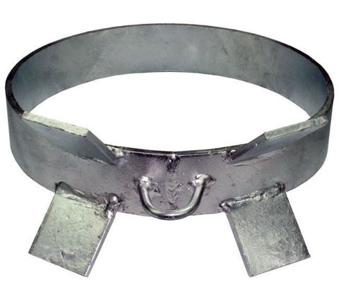Bilde av Moring, ankerring stål, gråmalt, 25 kg