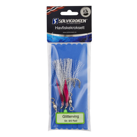 Bilde av GLITTERVING RØD  6/0