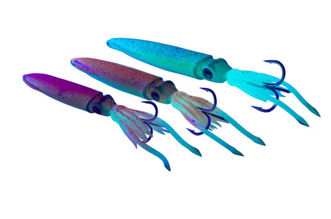 Bilde av Savage Gear 3D Swim Squid Jig Green eye glow pilk