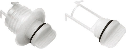 Bilde av Lenseplugg nylon hvit