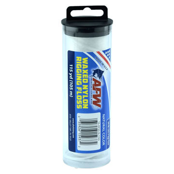 Vis detaljer for AFW Waxed Nylon rigging floss 50lb/105m Bilde av AFW Waxed Nylon rigging floss 50lb/105m