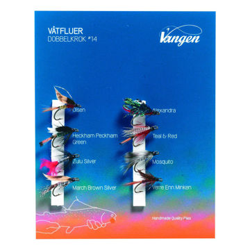 Bilde av Oterfluer Dobbelkrok 8 Stk Str. 10