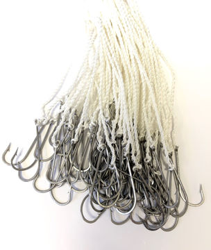 Vis detaljer for Rustfri 4/0 linekrok med forsyn 40 stk Bilde av Rustfri 4/0 linekrok med forsyn 40 stk
