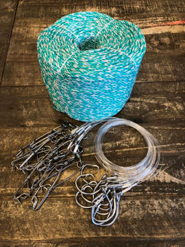 Vis detaljer for KVEITELINE 5MM 10 KROKER MED LINEKLIPS Bilde av KVEITELINE 5MM 10 KROKER MED LINEKLIPS