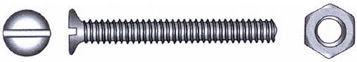 Vis detaljer for Maskinskrue m/mutter A4 DIN 963/934 Bilde av Maskinskrue m/mutter A4 DIN 963/934