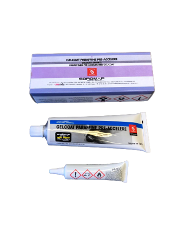 Bilde av Soromap Gelcoat sparkeL hvit 2000 100g