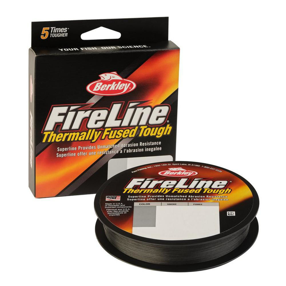 Berkley Fireline X8 Thermally Fused Tough - Smoke 0,32mm 300m