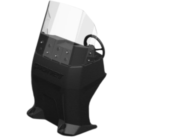 Vis detaljer for Vindskjerm smal konsoll Pioner 16 Explorer Bilde av Vindskjerm smal konsoll Pioner 16 Explorer