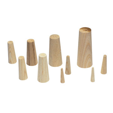 Vis detaljer for Koniske treplugger Bilde av Koniske treplugger
