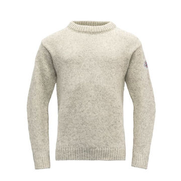 Vis detaljer for Devold Nansen wool sweater grey melange Bilde av Devold Nansen wool sweater grey melange