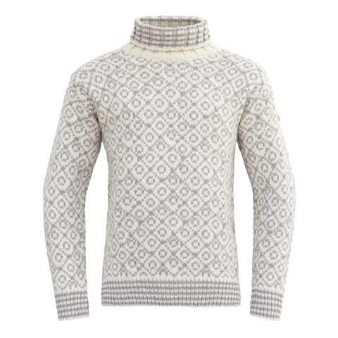 Bilde av Devold Svalbard wool high neck offwhite/grey