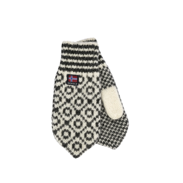 Vis detaljer for Devold Svalbard Wool ullvott (Mitten) offwhite/anthracite Bilde av Devold Svalbard Wool ullvott (Mitten) offwhite/anthracite