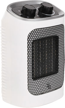 Vis detaljer for Kompakt Keramisk Vifteovn 1500W med Termostat og Veltesikring Bilde av Kompakt Keramisk Vifteovn 1500W med Termostat og Veltesikring