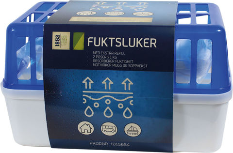 Bilde av 1852 Fuktslukerboks 1 kg med ekstra refill