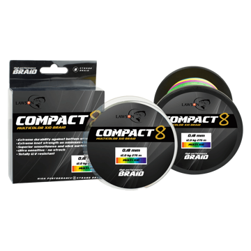 Vis detaljer for Lawson Compact 8 Multicolor x10 braid 3000m Bilde av Lawson Compact 8 Multicolor x10 braid 3000m
