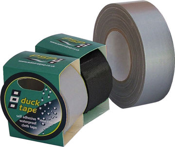 Vis detaljer for PSP Ducktape sølv (50mm x 5m) Bilde av PSP Ducktape sølv (50mm x 5m)