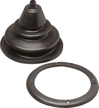 Vis detaljer for Kabelgjennomføring dobbel sort Bilde av Kabelgjennomføring dobbel sort