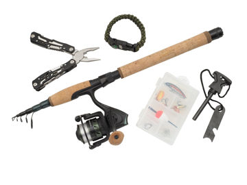 Vis detaljer for Abu Garcia Wilderness Survival fiskesett Bilde av Abu Garcia Wilderness Survival fiskesett