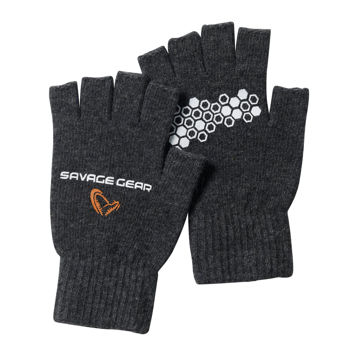 Vis detaljer for Savage Gear Knitted Half Finger Glove Bilde av Savage Gear Knitted Half Finger Glove