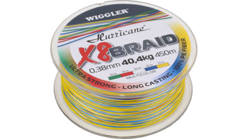 Vis detaljer for Hurricane X8 Braid Multicolor 450m Bilde av Hurricane X8 Braid Multicolor 450m