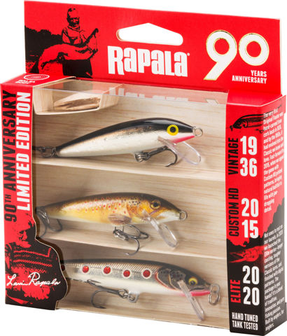 Bilde av Rapala R90 floater small naturistic wobbler 3-pk