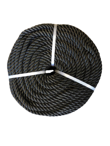 Bilde av Sort polyestertau kveil 100m 32mm
