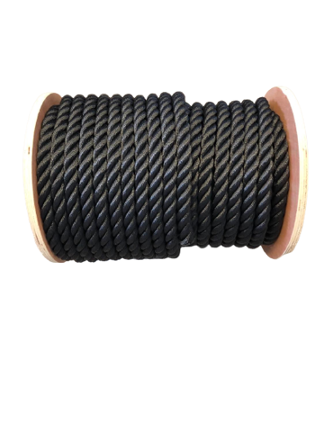 Bilde av Sort polyestertau spole 14mm 110m