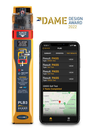 Bilde av Ocean Signal rescueME PLB3 personlig nødpeilesender