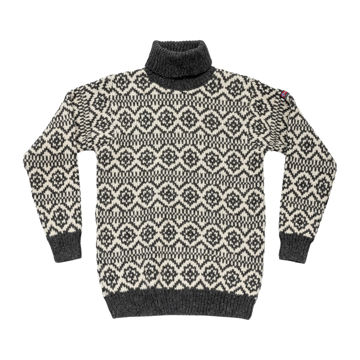 Bilde av Devold Hoddevik Wool high neck anthracite/offwhite