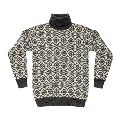 Bilde av Devold Hoddevik Wool high neck anthracite/offwhite