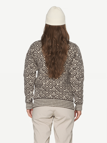 Bilde av Devold Svalbard Wool zip neck falcon/offwhite