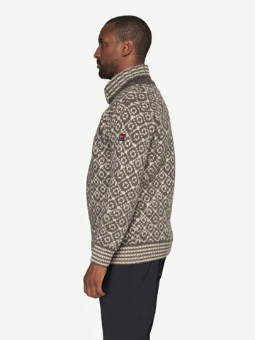 Bilde av Devold Svalbard Wool zip neck falcon/offwhite