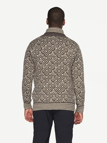 Bilde av Devold Svalbard Wool zip neck falcon/offwhite