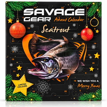 Vis detaljer for Savage Gear julekalender for kystfiskeren 2026 Bilde av Savage Gear julekalender for kystfiskeren 2026